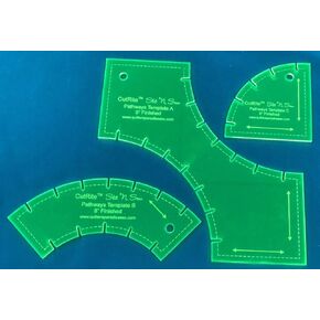 CutRite Slit N Sew Pathways 8in Finished Template Set