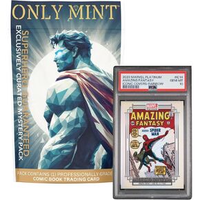 Ultimate Guaranteed 8-10 Mint Grade Comic Superhero Trading Card | Mystery Pack Contents: (1) Graded Card Compatible with Marvel, DC, and Others | Grade by PSA CGC SGC Blind Bag Official