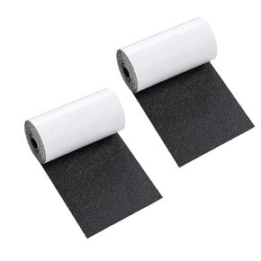 Eage Leather Repair Tape Patch Kit 2 Packs 3.9 X 63 inch Self-Adhesive Leather Sticker for Furniture Sofa Vinyl Car Seats Couch Chairs Handbags Jackets Shoes First Aid Fix Tear(Black)