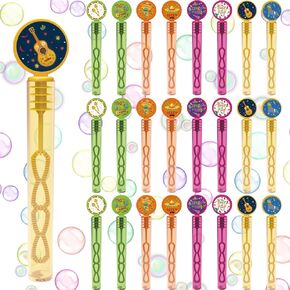 24 PCS Fiesta Party Bubble Wands ، Fiesta Cinco de Mayo Party Favors ، Bubbles Stick Bulk for Fiesta Taco Service Party Supplies ، 8 Styles