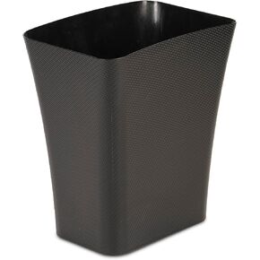 Clorox Textura Slim Trash Can - 3.1 جالون سلة نفايات صغيرة للمساحات الضيقة - صندوق القمامة البلاستيكي النحيف للحمام أو غرفة النوم أو المكتب أو الأبيض in Kuwait