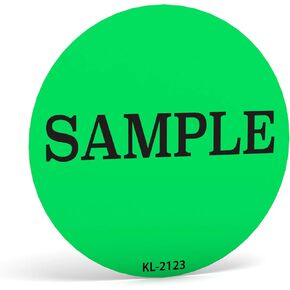 ملصقات التحكم في مخزون Kenco 2 "Circle للشحن والمخزون - 500 ملصقات لاصقة دائمة لكل لفة مصنوعة في الولايات المتحدة الأمريكية (عينة ، حزمة واحدة)
