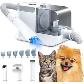 Labigo Dog Grooming Vacuum ، 12000Pa Dog Hair Vacuum with Pet Clipper ، 1.8L Pet Petraming Vacuum to Sheding Grooming ، 3 Orgtion Order
