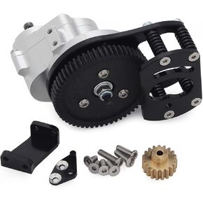 Metal D90 صندوق تروس نقل السرعة المفردة مع محرك قابل على مدار الساعة ل 1/10 RC Crawler RC4WD Gelande II FJ40 G2 D110 DEFENDERTF2
