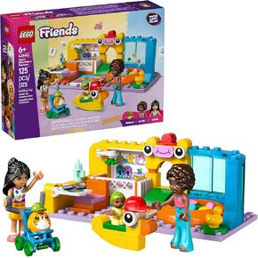 لعبة Lego Friends Aliya's Baby Sister's Building Building Toy - Play Play مجموعة للأطفال والبنات والفتيان ، الذين تتراوح أعمارهم بين 6 سنوات - مع اثنين من minidolls وشخصية الطفل والعربة - فكرة هدية لأعياد الميلاد - 42645