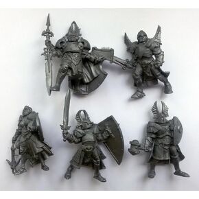 Paladins 54 مم 1/32 - 5 شخصيات خيالية Tehnolog Toy Toy Soldiers DND Mindures