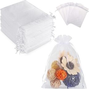 100pcs أكياس urgarza urgsa premium ، 4x4.72 بوصة الرباط الزفاف متعددة الألوان تفضل حقائب الهدايا للمجوهرات لحفلات الحفلات مجوهرات الحمام صابون الصابون makeup organza ، واللتفاف لوازم.