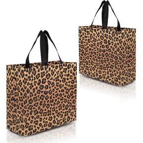 Nush Nush Gradient Gift Bags Medium Size In Bulk – Set of 12 Reusable Gift Bags With Gradient Shiny Wave Pattern - Perfect As Goodie Bags, Birthday Gift Bags, Party Favor Bags - 8x4x10