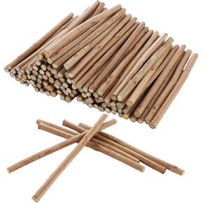Cyeah 240 pcs 6 بوصة عصي خشب طويلة من الحرف اليدوية ، 0.25-0.4 بوصة في أغصان طبيعية العصي عصي الحرف الخشبية لدعائم الصور الحرف DIY ، مشاريع المدرسة ، تزيين المهرجان