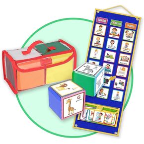 جدول مرئي كبير و DIY تعليم لعبة الزهر