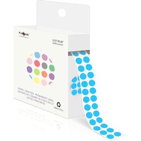 PARLAIM 1/4 Inch Circle Sticker Labels,1000 Stickers Round Color Coding Circle Dots Stickers, Adhesive Roll Dot Label for Inventory Organize, File Classification (Red)
