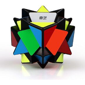 Liangcuber Qy Toys Axis Cube Puzzle و Black Axis Speed ​​Cube 3x3 Axis Cube