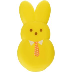 Peeps for Pets 3 Piece Dress-Up Bunnies Vinyl Dog Toys Yellow, Pink, Blue 4 inch Plastic Squeaky Dog Toys Value Pack Fun, Cute, and Squeaky Dress-Up Bunnies from Peeps