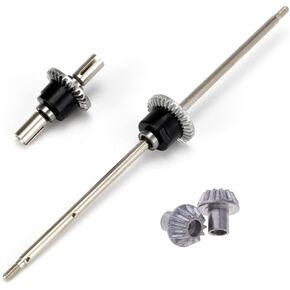 تفاضل استبدال Kingval الأمامي والخلفي مع 2pcs 12t Diff Gear RC Parts متوافقة مع Wltoys 12427 12428 124006 RC CAR