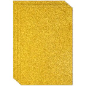 PATIKIL 2mm(1/10") Thick Adhesive Glitter Foam Sheet 16x24inch(40x60cm) Pink, EVA Shiny Foam Board for Craft, 6 Pcs