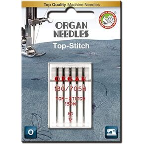 إبر الأعضاء 4964832910677 Topstitch Needles #80/12 Topstitch x 5 Needles