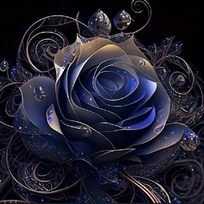 Bohadiy Rose Diamond Art Painting Kits للبالغين زهرة ، جولة كاملة الحفر الأرجواني روز مجموعات فن الماس الماس ، طلاء DIY 5D مع الحرف اليدوية للماس للهدايا على الجدار المنزلي 12 × 12 بوصة