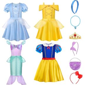 RELIBEAUTY PRINCESS لباس للفتيات 3-8