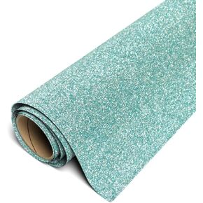 SISER GLITTER HTV 12 "x3ft لفة (النعناع) على فينيل نقل الحرارة