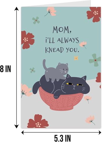 Qiliji Cute Mothers Day Card - Dino-Mite Mommy Card for Mom from Kid Toddler Baby in Saudi Arabia
