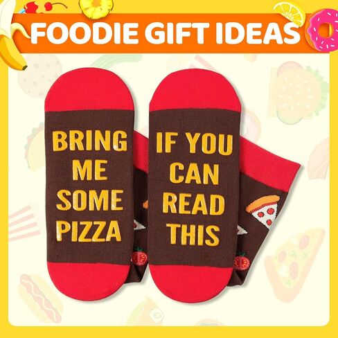 HAPPYPOP Taco Socks For Men - Funny Taco Gifts Mexican Dad, Food Socks Men, Bring Me Tacos, Mexican Socks in Saudi Arabia