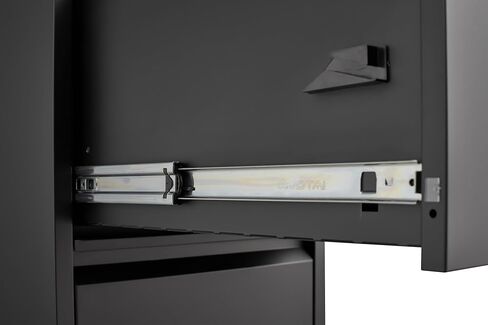 Keiki Heavy-Duty Steel Feel File Cabinet مع خزانة أمان قفل 4 لاعبين للوثائق واللوازم المكتبية والملفات القانونية in Kuwait