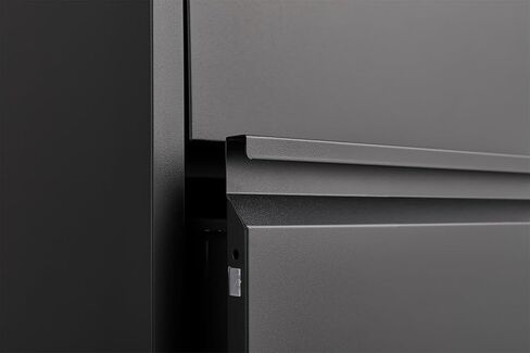 Keiki Heavy-Duty Steel Feel File Cabinet مع خزانة أمان قفل 4 لاعبين للوثائق واللوازم المكتبية والملفات القانونية in Kuwait