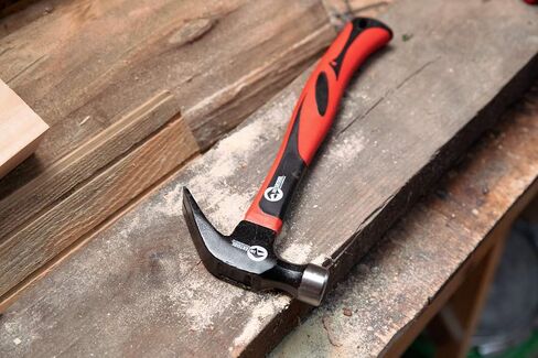 INTERTOOL Cross Peen Hammer 0.44 رطل / 7 أوقية، علبة خفيفة الوزن، مطرقة تثبيت ومطرقة، مقبض من الألياف الزجاجية ممتص للصدمات مقاس 11 بوصة HT08-0202 in Kuwait