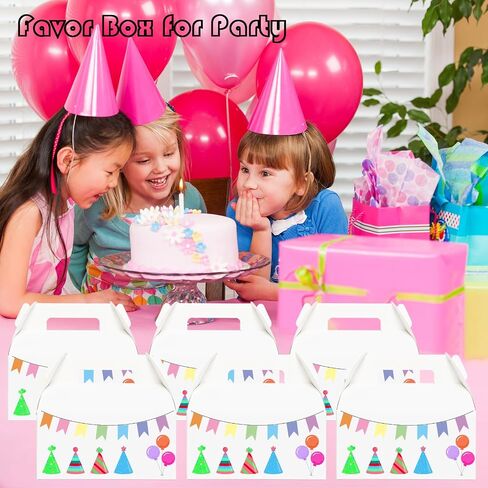 Unarty 30 PCS Large Gable Boxes 9 x 6 x 6 Inch White Gable Box, Large Treat Boxes Party Favor Boxes for Wedding, Birthday in Kuwait