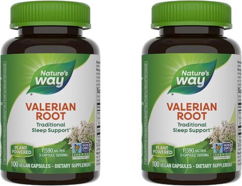 Nature's Way Valerian Root، عبوة من قطعتين، 100 قطعة، عبوتين in Kuwait