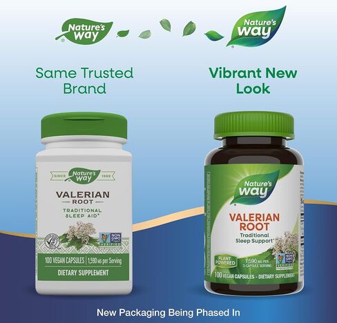 Nature's Way Valerian Root، عبوة من قطعتين، 100 قطعة، عبوتين in Kuwait