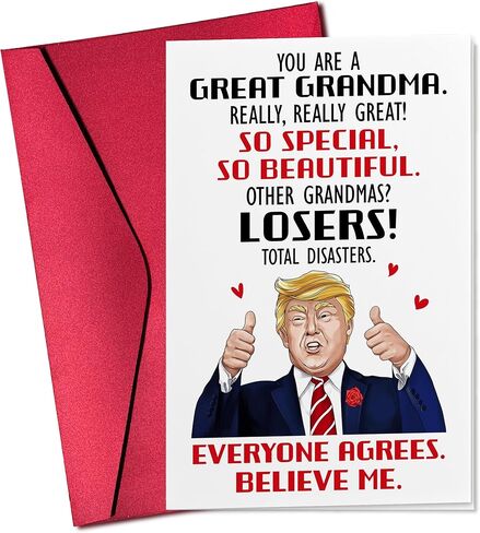 بطاقات يوم Menana Mothers For Mom - بطاقة عيد ميلاد لأمي - يوم أمهات مضحكة ، بطاقات عيد ميلاد مضحكة للأمهات من الابنة ، الابن ، الأطفال - 8.3'X 8 '' in Kuwait