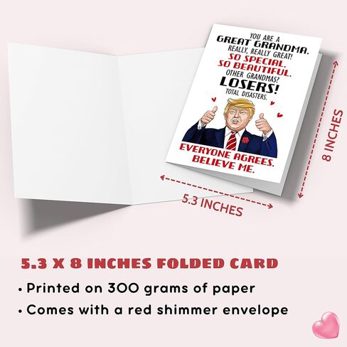 بطاقات يوم Menana Mothers For Mom - بطاقة عيد ميلاد لأمي - يوم أمهات مضحكة ، بطاقات عيد ميلاد مضحكة للأمهات من الابنة ، الابن ، الأطفال - 8.3'X 8 '' in Kuwait