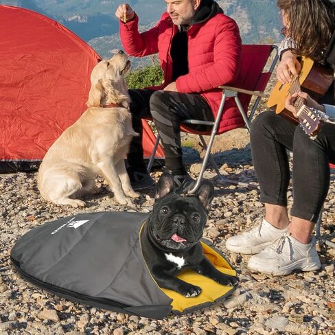 GEERTOP Lightweight Dog Sleeping Bag Portable Cozy Durable Machine Washable Pet Bed for Camping, Hiking Travel in Kuwait