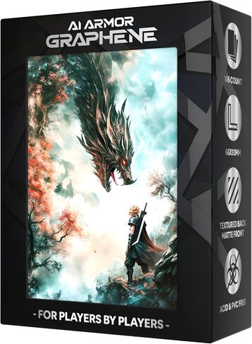 Ai Armor Graphene Series (Fantasy Dragon) - 105ct Textured Matte TCG/MTG Art Sleeves in Kuwait