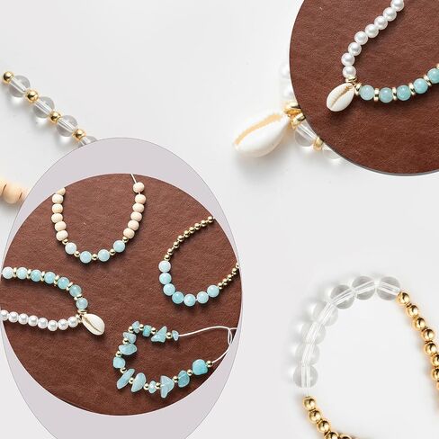 Jewelry Making Supplies Kit Natural Stone Beads for Irregular Natural Stone with for DIY Craft Bracelet Necklace Earrings for Adults (Blue) in Saudi Arabia