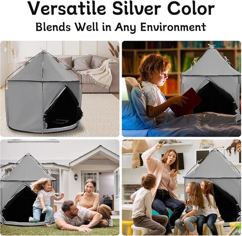 Sensory Tent for Kids with Autism, CPC Certified, Breeze Design, Blackout Tent for Kids Calming Down, Portable and Easy Setup 39 * 39 * 45 in in Saudi Arabia