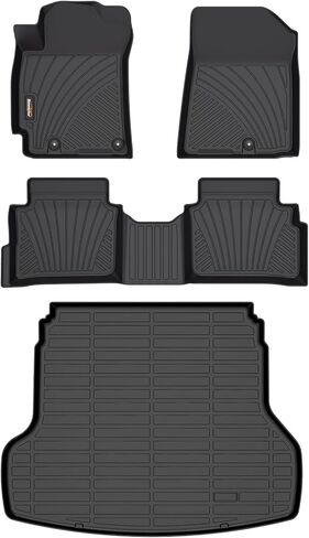Binmotor-Cargo Liner for Kia Forte 2024 2023 2022-2019, Trunk Mat for Kia Forte, Waterproof Easy to Clean Cargo Mat 2023 Kia Forte Accessories in Saudi Arabia