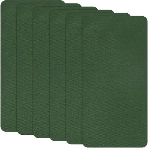6-Pack Polyester Repair Patches, 7.9 x 3.9 Self-Adhesive Fabric Repair Patches Waterproof Lightweight for Clothes/Sofas/Tents/Car Seats/Bags [Beige] in Kuwait