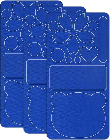 3-Pack Polyester Repair Patches, 7.9 x 3.9 Self-Adhesive Pre-Cut Fabric Repair Patches Waterproof Lightweight for Clothes/Sofas/Tents/Bags/Car Seats [Denim Dark Blue] in Saudi Arabia