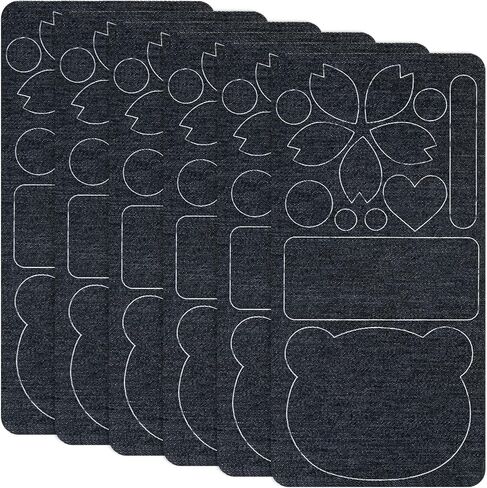 3-Pack Polyester Repair Patches, 7.9 x 3.9 Self-Adhesive Pre-Cut Fabric Repair Patches Waterproof Lightweight for Clothes/Sofas/Tents/Bags/Car Seats [Denim Dark Blue] in Saudi Arabia