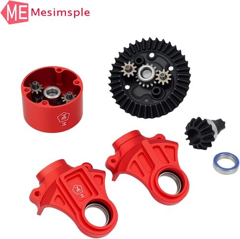 37T 17T Differential Gear Cover Kit for Arrma 1/10 Senton Granite Vorteks Bigrock 3S BLX & 550 Mega Front Rear Diff Case 1/10 Kraton Outcast 4S BLX Series Upgrades Part Black in Saudi Arabia