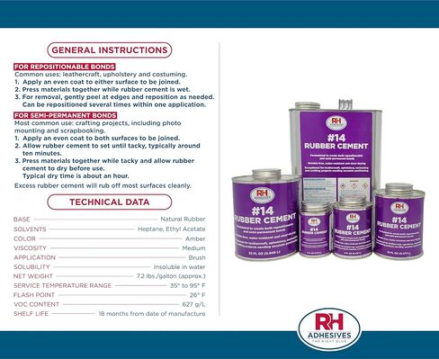 #14 الاسمنت المطاط ، 16 أوقية. يمكن - المواد اللاصقة RH in Kuwait