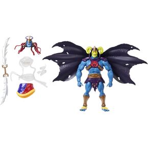 Masters of the Universe Origins X Thundercats Action Figure Skell-RA ، Heensitor Skeletor & Mumm-RA ، 5.5 بوصة ، سيف ، مقايضة رؤوس ودرع ورأس