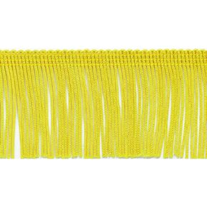Trims By The Yard 2" Chainette Fringe Trim, Polyester-Made Decorative Fringe Trim, Versatile Fringes for Costumes, Uniforms, Home Decor, and Party Decorations, 5 yards, Yellow