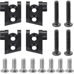 RCHUBAM 4Pcs RC Link Mount LOSI 1/18 Aluminum Front & Rear Shock Link Mount Compatible with LOSI 1/18 Mini LMT Monster Truck Linkage Upgrade Parts