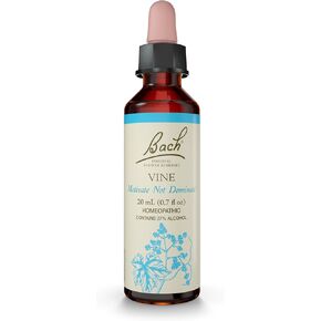 Bach Original Flower Remedies, Vine for Motivation, Natural Homeopathic Flower Essence, Holiday Gift for Him or Her, Vegan, 20mL Dropper
