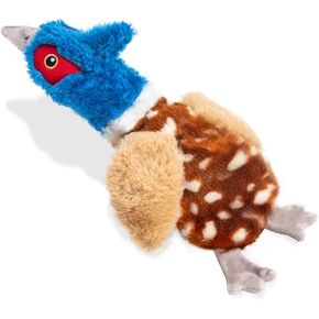 لعبة الكلب الدراج الصاخبة - لعبة Plush Bird Phem مع صوت مجعد للكلاب الصغيرة والمتوسطة - لعبة تفاعلية ودائمة للعب الجرو والتدريب