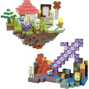 413pcs حزمة ألعاب المبنى المغناطيسي من 2 ، 213pcs + 200pcs
