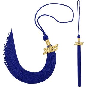 Graduation Cap Gown Crafts Tassel: 2 Piece Sewing Charms Fringe for Bookmark Decor, Hat Hanging Ornament, Grad Cord, College Memorial, Keychain Decoration, Bag Accessory, Key Pendant (Gold, 2025) in Kuwait